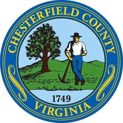 The state seal of Chesterfield Virginia